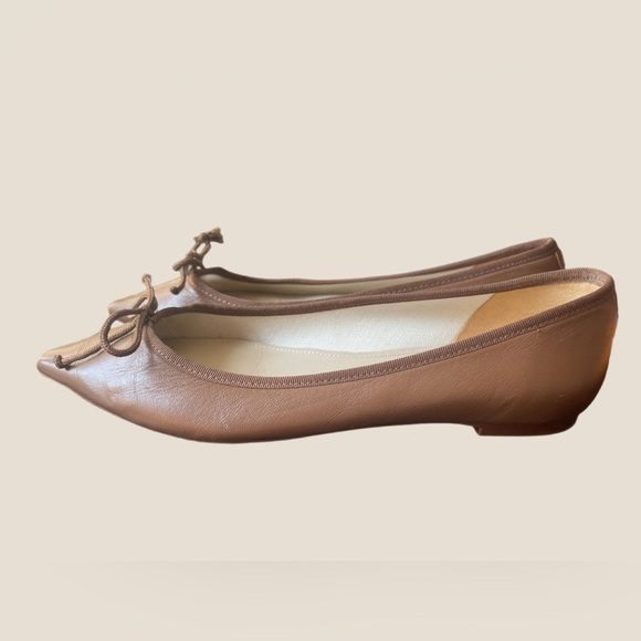 Massimo Dutti Pointed Toe Ballet Flats Loafers 39 US 8 - Picture 3 of 7